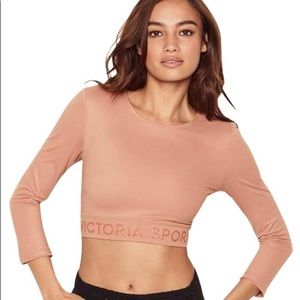 Victoria’s Sport Cropped Long Sleeve Top